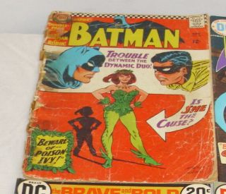 Dc Batman 181 June 1966 First Appearance Poison Ivy Issue With Pin Up