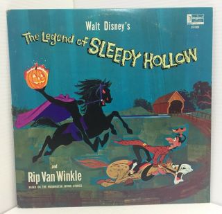 Disney The Legend Of Sleepy Hollow Lp Vinyl Record Rip Van Winkle 1963