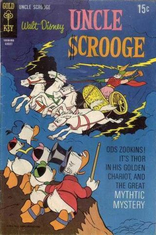 Uncle Scrooge 82 In Very Good, .  Dell Comics [ Or]