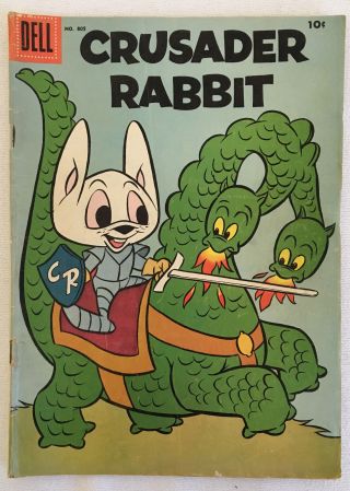 1957 Dell Crusader Rabbit Comic Book 805
