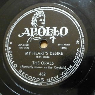 The Opals Doo - Wop 78 My Heart 