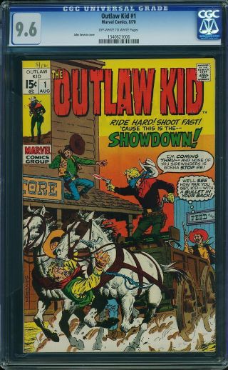 Outlaw Kid 1 Cgc 9.  6 Awesome 1st Premiere Issue 1970