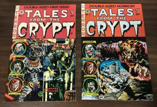 Tales From The Crypt 1,  2 (1990 Gladstone) - - Vf/nm Or Better - - Set Of 2 Ec