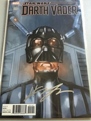 Hayden Christensen Signed Star Wars Comic Book Marvel Darth Vader