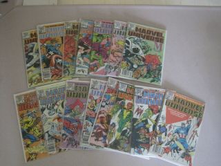 The Official Handbook Of The Marvel Universe 1 - 15 Complete Set Run (p7)