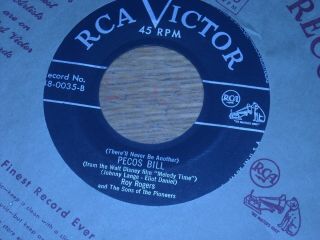 OBSCURE ROY ROGERS.  BLUE SHADOWS ON THE TRAIL / PECOS BILL.  VG, . 2