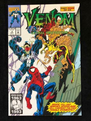 Venom Lethal Protector 4 - 1st Appearance Of Scream Marvel Modern Age Nm -