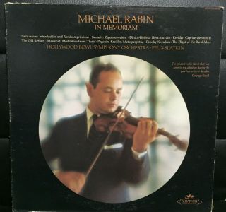 Michael Rabin - In Memoriam Seraphim Vinyl Lp - Hollywood Bowl