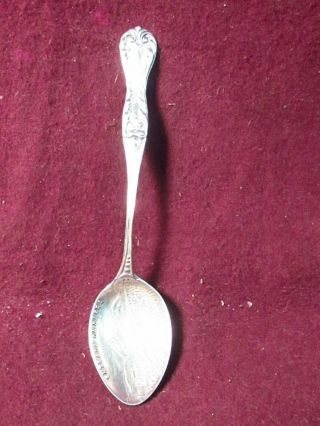 Sterling Vintage Paye & Baker Rio De Janeiro Souvenir Spoon Brazil 3 3/8 " 4g