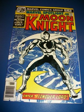 Marvel Spotlight 28 1st Solo Moon Knight Key Vf,  Beauty Wow White Pages