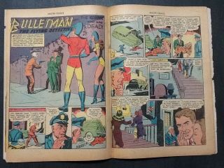 Master Comics 92 1948 Captain Marvel Jr.  aliens cover Bulletman 3