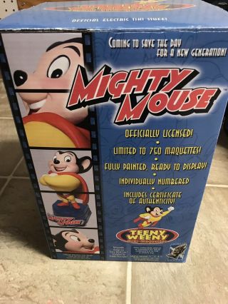 MIGHTY MOUSE TEENY WEENY MINI MAQUETTE ELECTRIC TIKI STUFF 334/750 LE 2
