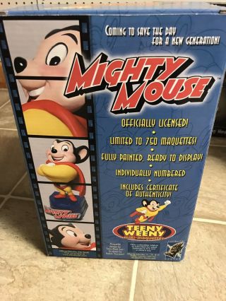 MIGHTY MOUSE TEENY WEENY MINI MAQUETTE ELECTRIC TIKI STUFF 334/750 LE 4