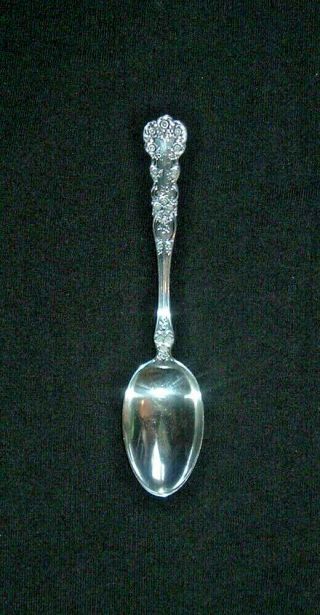 Gorham Sterling Tablespoon Serving Spoon 7 " Buttercup Pattern 1900 Mono " K "