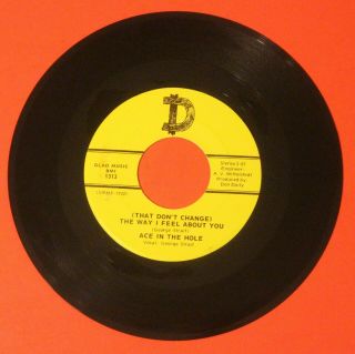 Ace In The Hole (rare George Strait) " The Way I Feel About You " On D - Near