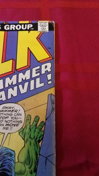 The Incredible Hulk 182 (Dec 1974,  Marvel) 3rd Wolverine,  2nd cameo,  with MVS 4
