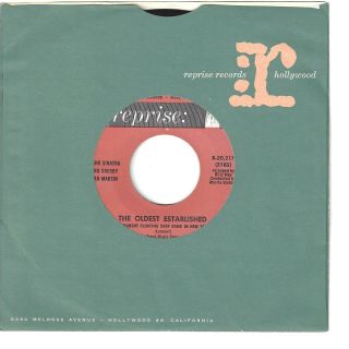 Frank Sinatra/bing Crosby/dean Martin 45 The Oldest Establishment / Fugue - Nm