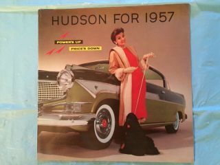 1957 Hudson " Hornet " Car Dealer Sales Brochure