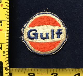 Vintage Gulf Oil Gas Station Uniform Patch