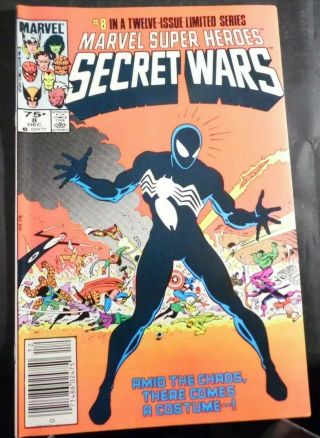 Secret Wars 1 - 12 Complete Series 1st Venom Costume Comes With 8
