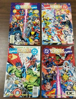 Dc Vs Marvel 1,  2,  3,  4 Amalgam Comics 1996 - Complete Mini - Series Vf/nm