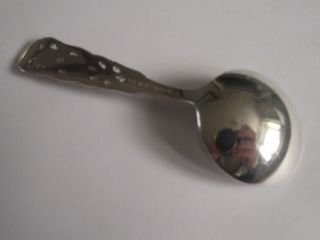 Vintage Fine Quality silver tea caddy spoon Swedish 830 silver - ref 2 5