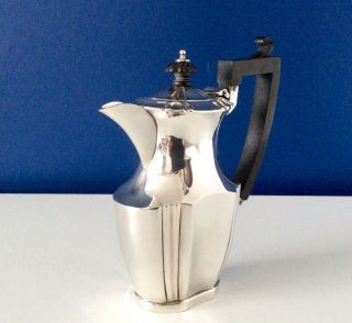 Rare Antique Art Nouveau Silver Plated Bachelor Coffee Pot Latham & Morton C1890