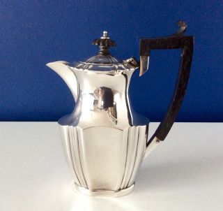 Rare Antique Art Nouveau Silver Plated Bachelor Coffee Pot LATHAM & MORTON C1890 3