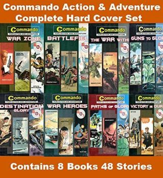 Commando Comics Action And Adventure Set Of 8 Comics And 48 Stories