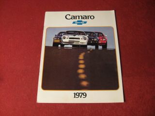 1979 Chevy Camaro Sales Dealership Showroom Brochure Booklet Gm