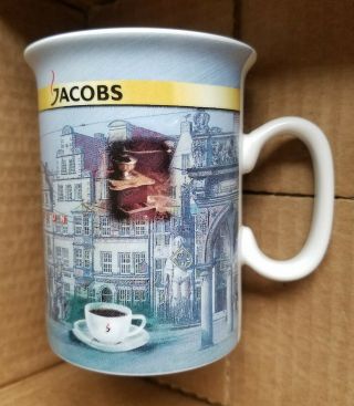 Jacobs German Bremer Kaffee Coffee Tradition Porcelain Scenic Cup Or Mug