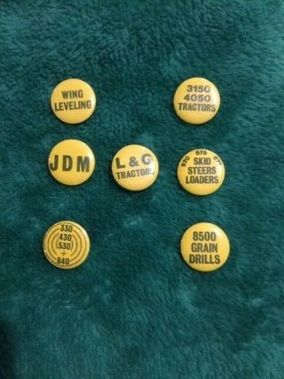7 John Deere Jd Expo Button Pins