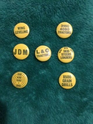 7 JOHN DEERE JD Expo Button Pins 2