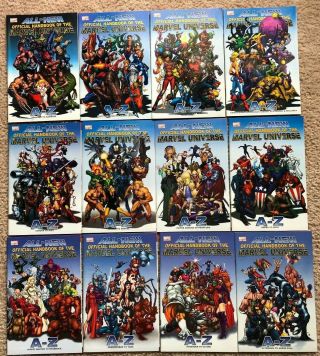 All - Official Handbook Of The Marvel Universe A - Z 1 - 12 - 1 2 3 4 5 6 7 8 9,