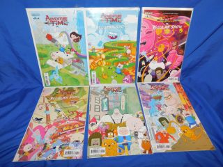 Boom Comics: Adventure Time/regular Show 1 - 6 Mini Series Set 1 2 3 4 5 6