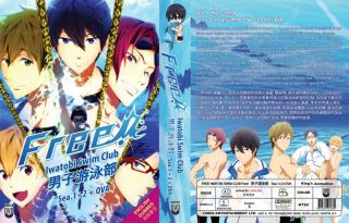Anime Dvd Iwatobi Swim Club Sea 1,  2,  Ova English Audio L6