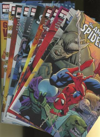 Spider - Man 1 - 11,  Annual 11 (2019,  Spenser,  Ottley,  Ahmed) 12 Books Marvel