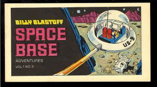 Billy Blastoff Space Base 3 Not In Guide Mini - Comic Giveaway 1969 Fn - Vf