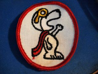 Snoopy Red Baron Aviator Vintage Patch