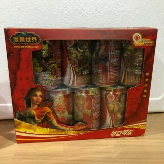 Wold Of Warcarft Wow Coca Cola Cokel 7 Cans Set From China 2005 Rare
