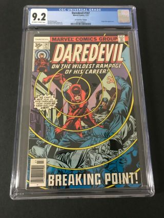 Daredevil 147 35 Cent Price Variant (0.  35) - Marvel Comic Book (1977) Cgc 9.  2