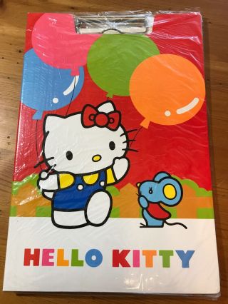 1976,  1984 Sanrio Co.  Hello Kitty Clipboard Memo Pad Folder Made In Japan