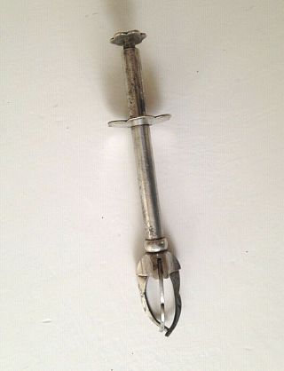 Vintage French Suger Ice Cube Picker/grabber Silver Plated