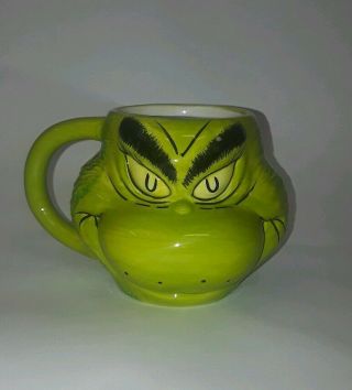 Dr.  Seuss The Grinch Heas Green Coffee Tea Ceramic Mug Cup