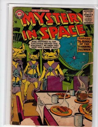 Mystery In Space 32 Dc - Sci Fi Evil Cosmic Aliens 3.  5