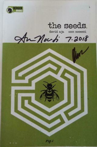 Nycc 2018 The Seeds 1 Signed By David Aja & Ann Nocenti