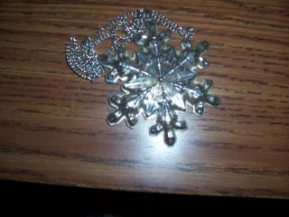 Sterling Silver Gorham Christmas 1973 Snowflake Ornament