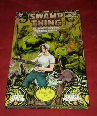 Swamp Thing By Scott Snyder The Deluxe Edition Hardcover Rare Oop Hc " Omnibus "