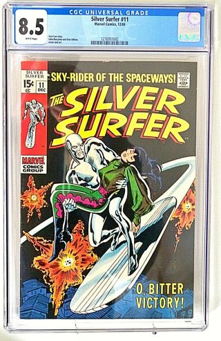 Silver Surfer 11 Cgc 8.  5