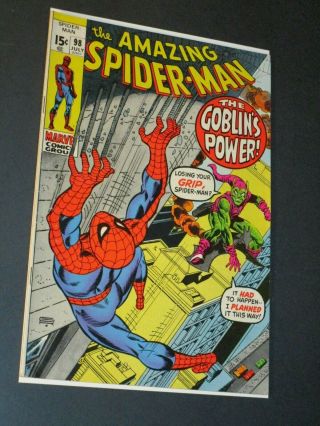 Spider - Man 98 Drug Issue Green Goblin No Comics Code